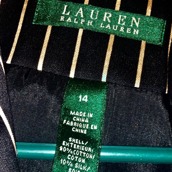 Stripped blazer tan with black - Picture 3 of 3